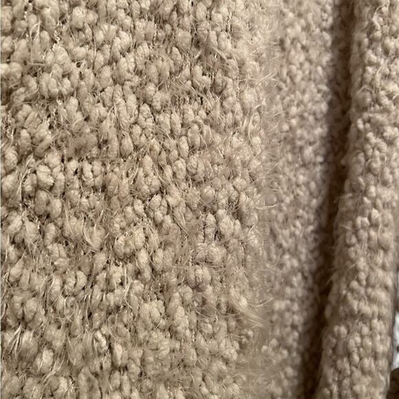 Fashion Q Cardigan Womens Tan Open Front Waterfall Sweater Cozy Winter Outdoor - Picture 6 of 9